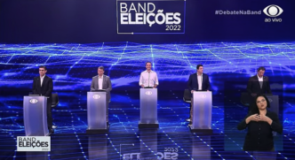 O debate com candidatos ao Palácio dos Bandeirantes ocorreu neste domingo
