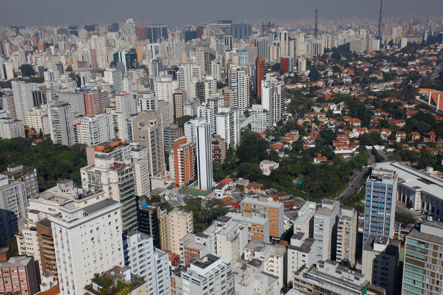Vista aérea de São Paulo