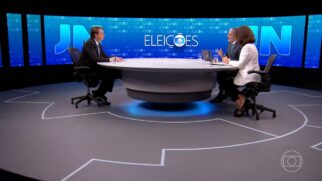 Bolsonaro em entrevista para o Jornal Nacional.