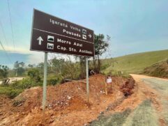 Entrada do bairro de Igaratá Velha é revitalizada