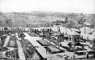 A Praça da Matriz em Porto Feliz
