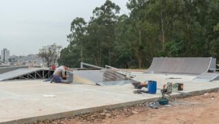 Rampas de skate estão sendo instaladas no Parque do Povo, no Marabá