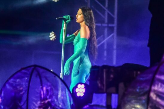 Dua Lipa no Rock in Rio neste domingo (11).