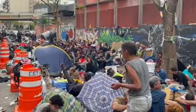Cracolândia em ação policial neste mês de setembro