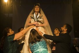 Do Grupo Tescom, o espetáculo 'Casamento de Sangue em Santos' será encenado nos dias 9 e 16