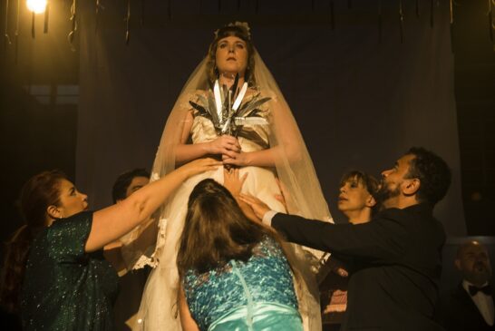 Do Grupo Tescom, o espetáculo 'Casamento de Sangue em Santos' será encenado nos dias 9 e 16