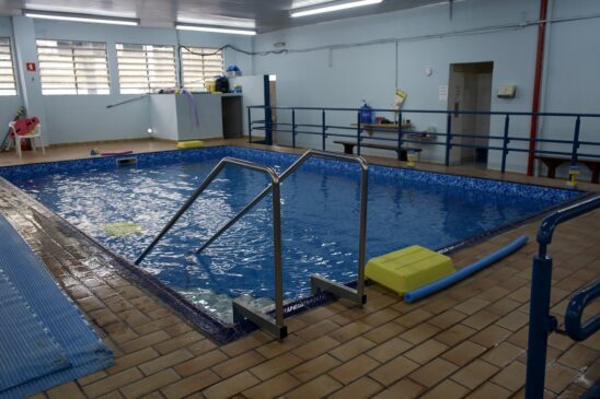 Após a manutenção os pacientes já voltaram a realizar os tratamentos e terapias na água