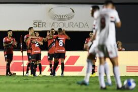 Atlético GO vence o São Paulo pelo jogo de ida das semifinais da Copa Sulamericana