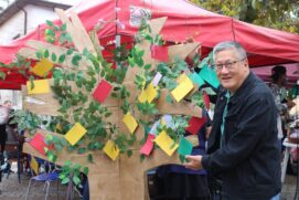 O Prefeito Dr. Francisco Nakano marcou presença e prestigiou a exposição dos trabalhos dos alunos.