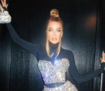  A empresária e modelo Khloé Kardashian.
