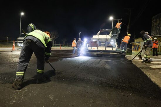 Recapeamento de vias na cidade de São Paulo