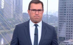 Rodrigo Bocardi apresentador do "Bom Dia SP" (TV Globo) .