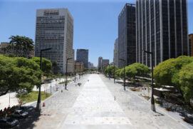 Vale do Anhangabaú, no centro de SP