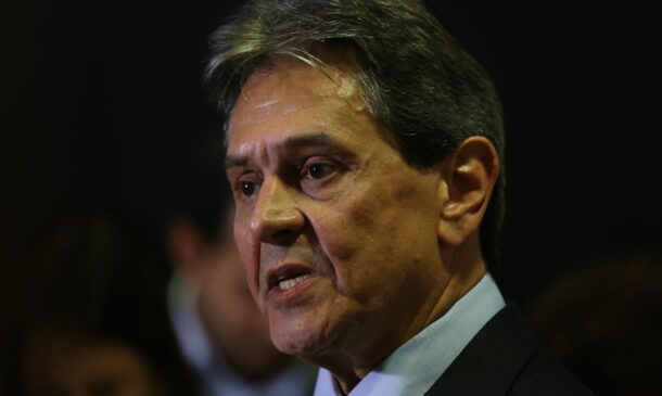 O ex-deputado federal e presidente de honra do PTB, Roberto Jefferson