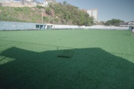 Campo do Leme recebe novo gramado sintético