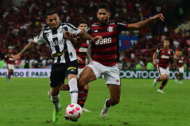 Santos reclama de pênalti não marcado contra o Flamengo