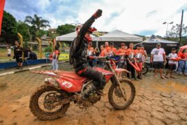 O piloto igarataense, Kevin Fernandes, segue liderando o Campeonato Paulista de Dica Bike World de Enduro