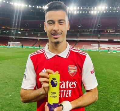 Gabriel Martinelli, destaque do Arsenal e um dos concorrentes a uma vaga na lista de Tite