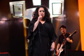 Gal Costa no Memorial da América Latina em SP.