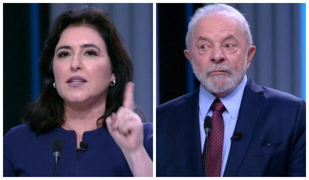A senadora Simone Tebet (MDB) declarou apoio ao ex-presidente Lula (PT) no segundo turno das eleições presidenciais