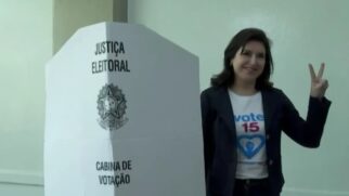 Após deixar seu voto, Simone segue para São Paulo onde acompanhará apuração ao lado da família e aliados
