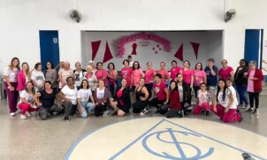 Ação de atividades físicas e palestra sobre a importância do autocuidado e atenção para a saúde integral da mulher