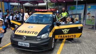Segundo a prefeitura, a ideia, conscientizar o público ainda na infância é medida eficaz para o futuro do trânsito