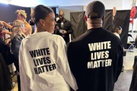 Kanye West usa camisa com os dizeres "White Lives Matter".