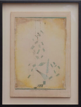 A obra Bau am Bach (1922), de Paul Klee (1879 - 1940),tem lance inicial de R$ 600 mil
