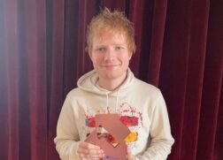 O cantor Ed Sheeran.