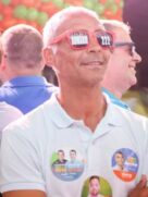 Romário (PL) em evento de campanha em Duque de Caxias (RJ)