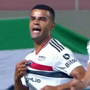 Alisson marcou para o São Paulo na partida contra o América-MG
