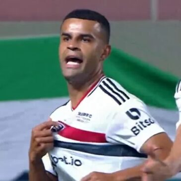 Alisson marcou para o São Paulo na partida contra o América-MG