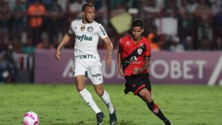 Palmeiras saiu na frente, mas sofreu o empate pouco tempo depois