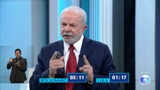 Lula em debate na Globo