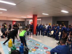 Equipe do Departamento de Meio Ambiente esteve na União Química para promover ação sobre a Agenda 2030 da ONU