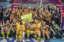 Taboão Magnus ficou com o segundo lugar da Liga Nacional Feminina de Futsal