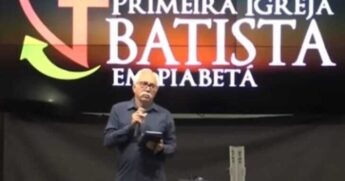O pastor Luiz Antonio Vieira