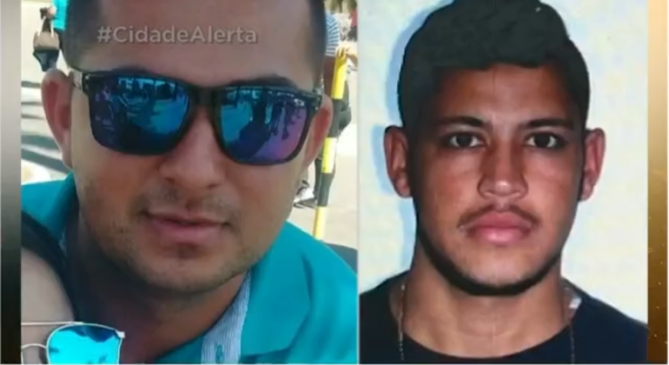 Romário Andrade (à esquerda) estava se divertindo em uma festa quando foi baleado; Matheus é suspeito