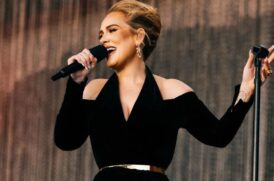 A cantora Adele.