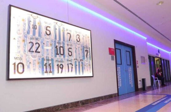Local onde a seleção argentina ficará hospedada já está personalizado