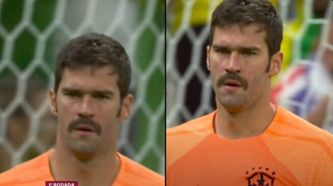 Alisson aceitou atuar com o bigode na Copa por causa de uma ação publicitária para a marca Gilette