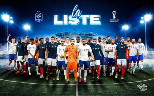 A França, atual campeã do mundo, divulgou a lista dos convocados para a Copa do Mundo Qatar 2022