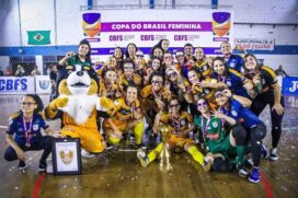 O time feminino de Futsal de Taboão da Serra.