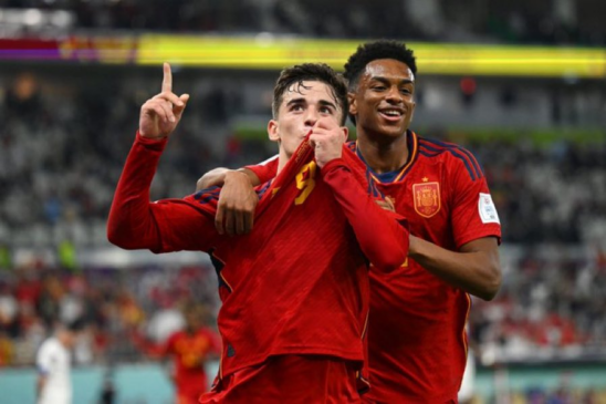 Espanha faz sete gols e goleia a Costa Rica