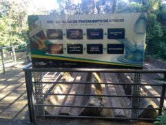 Ao final, os alunos conheceram a Estação de Tratamento de Esgoto ETE da Prefeitura de Itapecerica da Serra