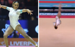 Rebeca Andrade foi consagrada em primeiro lugar na competição