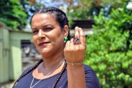 A rapper fez questão de gravar seu trabalho na ocupação Nossa Senhora de Lourdes, no Morro do Itararé