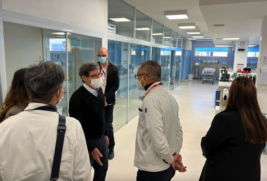 A visita dos executivos da Toyota à unidade foi acompanhada pelo prefeito de Porto Feliz, Dr. Cassio
