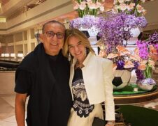 Galvão Bueno e Desirée Soares